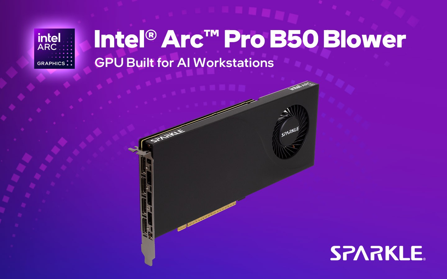 Intel® Arc™ Pro B50搭載グラフィックカード、Blowerモデルが発売